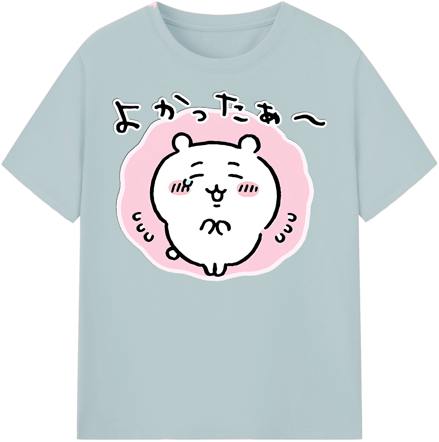 （画像用） ちいかわ ちいかわ Chii-kawa chiikawa 綿100％半袖Tシャツ（フロントプリント）